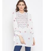 Chikan Embroidered Top