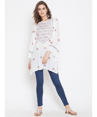 Chikan Embroidered Top 2