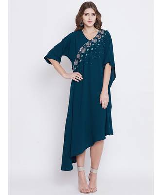 Blue Eyed Goddess Drape Kaftan 1