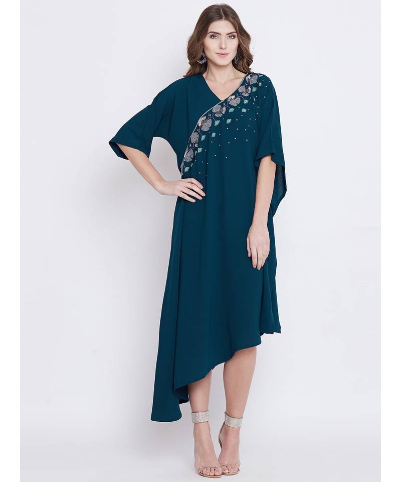 Blue Eyed Goddess Drape Kaftan