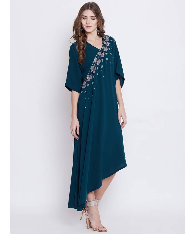 Blue Eyed Goddess Drape Kaftan