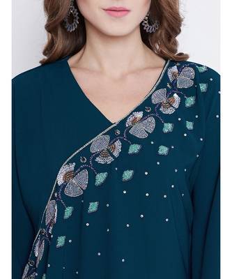 Blue Eyed Goddess Drape Kaftan 6