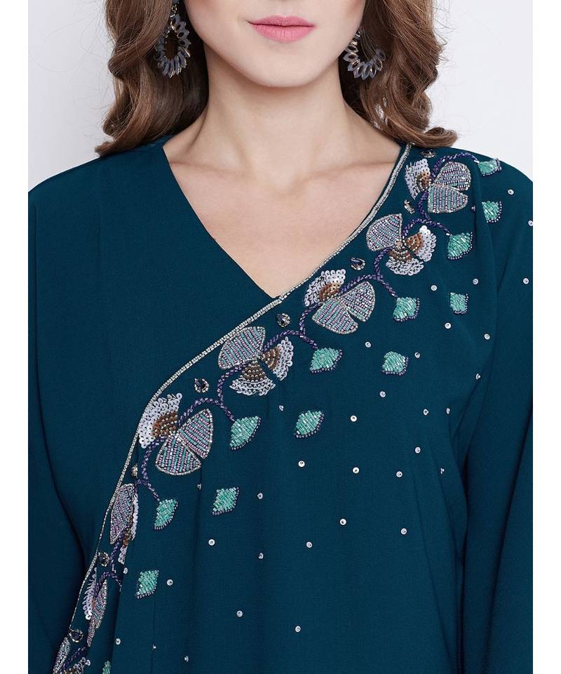 Blue Eyed Goddess Drape Kaftan