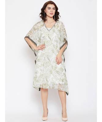 Pine Paisley Printed Kaftan 1