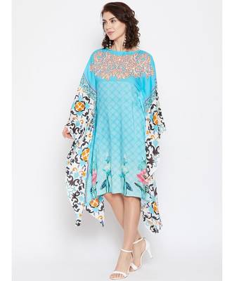 Ornamental Ponds Printed Kaftan 1