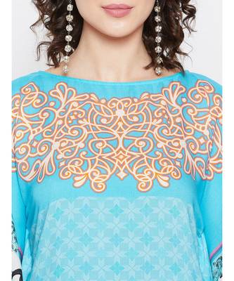 Ornamental Ponds Printed Kaftan 4