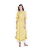 Pastel Sunshine Chikankari Kurta