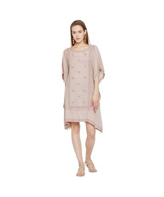 Mauve Charm Chikankari Dress 1