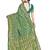 green woven art silk saree with blouse