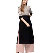 Multicolor Printed Crepe kurti