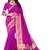 Pink Printed Cotton Silk Saree With Blouse
