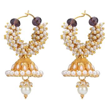 Purple earrings 1