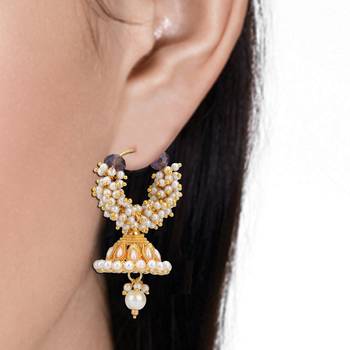 Purple earrings 2