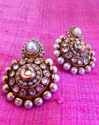White earrings 2