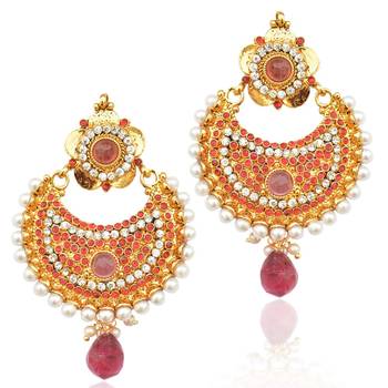 Pink earrings 1