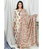 Safeera Set with Floral Jaal Dupatta