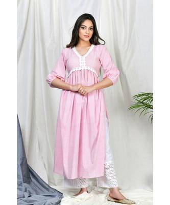Itrat Stripe set with embroidered pants and floral dupatta 2