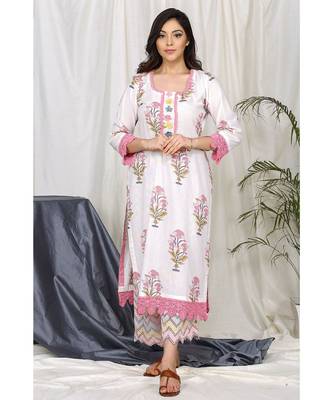 Iffat Block Set with Cutwork pants 1