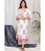 Iffat Block Set with Cutwork pants