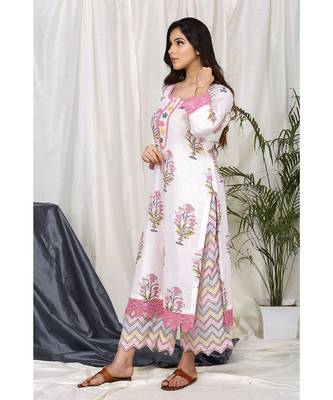 Iffat Block Set with Cutwork pants 3