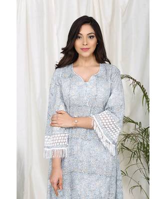 Rubayat Tassel Set with sheer pants 2