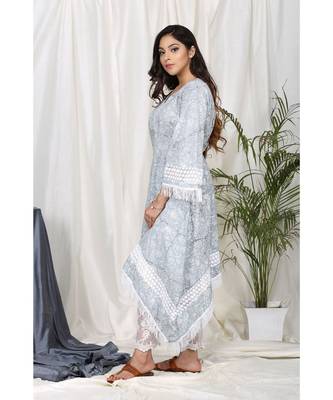 Rubayat Tassel Set with sheer pants 4