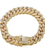 Gold cubic zirconia bracelets