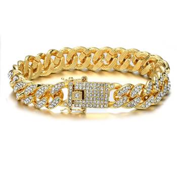 Gold cubic zirconia bracelets 2