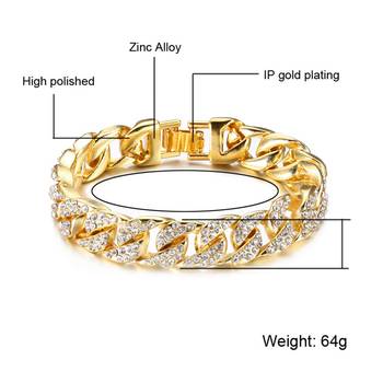 Gold cubic zirconia bracelets 2