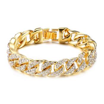Gold cubic zirconia bracelets 1