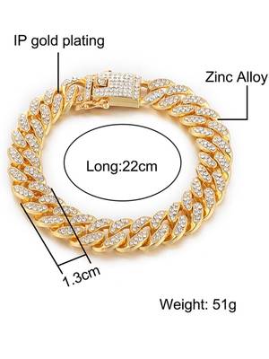 Gold cubic zirconia bracelets 5