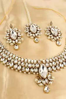 White necklaces