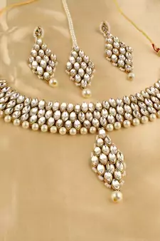 White necklaces