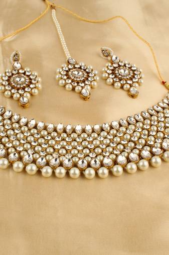 Gold necklaces