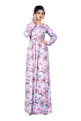 Justkartit Ladies Floral Beach Wear Long Maxi Gown Tops 3