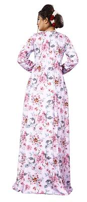 Justkartit Ladies Floral Beach Wear Long Maxi Gown Tops 5