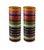 Multi Colour  Stone Stud Acrylic Bangle