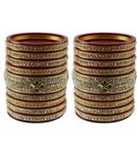 Red Stone Stud Acrylic Bangle