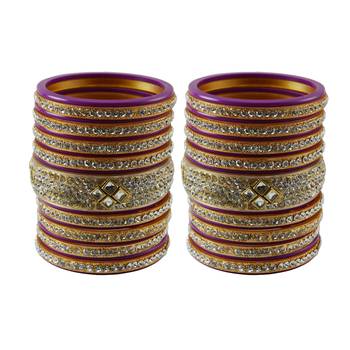 Rani Stone Stud Acrylic Bangle 1