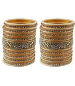 White Stone Stud Acrylic Bangle