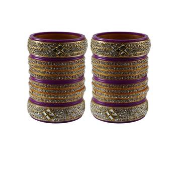 Rani Stone Stud Acrylic Bangle 1