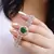 Green diamond bracelets