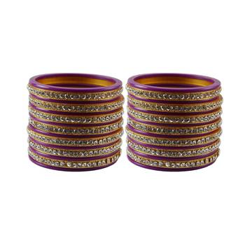 Rani Stone Stud Acrylic Bangle 1