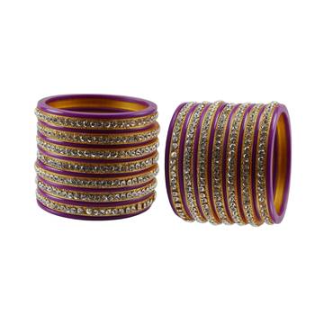 Rani Stone Stud Acrylic Bangle 2