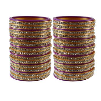 Rani Stone Stud Acrylic Bangle 1