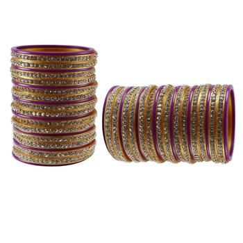 Rani Stone Stud Acrylic Bangle 2