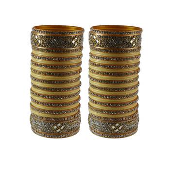 Cream Stone Stud Acrylic Bangle 1