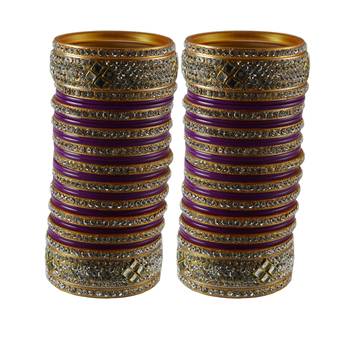 Rani Stone Stud Acrylic Bangle 1