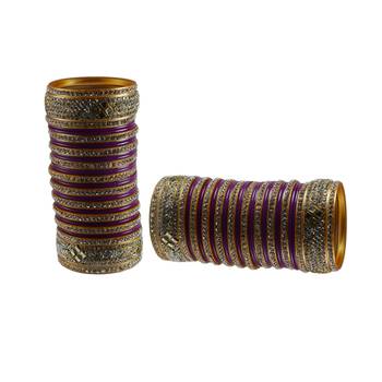 Rani Stone Stud Acrylic Bangle 2