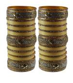 Cream Stone Stud Acrylic Bangle